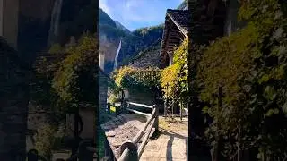 🛑 A unique Swiss village in the mountains #shorts #switzerland #nature #alps #abba