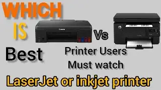 Printer Guide in Tamil 2024 - Inkjet printer Vs LaserJet printer (Must watch before buying)