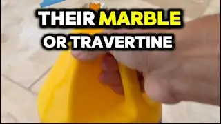 ETCHING on Marble, Travertine, Limestone explained and demonstrated