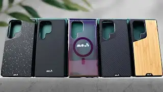 Mous case line-up - Samsung S24 Ultra (Ultra Thin, Limitless 5.0 & Clarity 2.0)