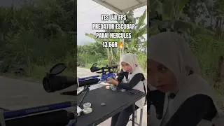 FPS OR POWER TEST OF THE PCP PREDATOR ESCOBAR AIR RIFLE 500CC