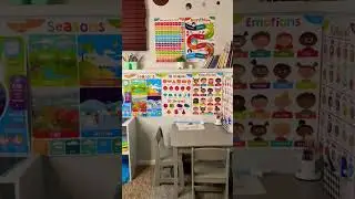 Toddler homeschool/preschool set up at home #homeschool #homeschoollearning #preschoollearning