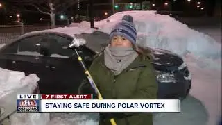 A visual representation of the severe cold in Buffalo