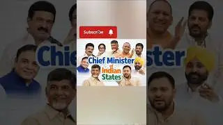All Chief Minister of Indian States #chiefminister #india #all #state #important #study #gk #quiz