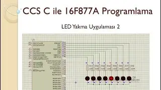 CCS C ile PIC Programlama  Led Yakma Uygulaması 2