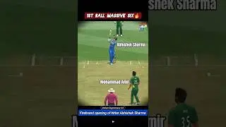 SIX on First Ball | Gold Shot Real Cricket 24 | Abhishek Sharma | #cricketshorts