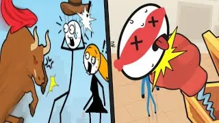 DRAW FLY vs ATTACK DRAW LINE - All Levels Satisfying Mobile STICKMAN GameplayAndroid ios