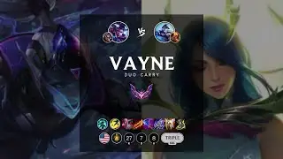 Vayne ADC vs Ashe - NA Master Patch 12.8