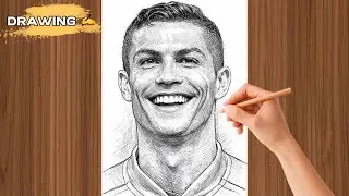 How to draw Cristiano Ronaldo 🤔