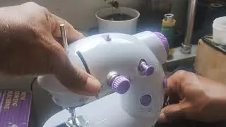 Mini swing machine m&aacute;quina de costura fora do tempo de lan&ccedil;ar linha👍✍️