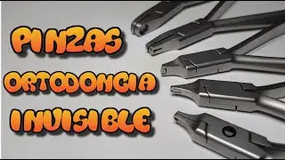 Pinzas para alineadores invisibles en Ortodoncia.