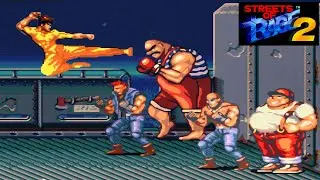 Streets of Rage 2 - Version The Punisher - Bruce Lee #sor2 #romhack