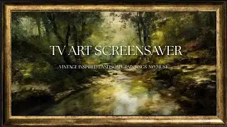 Vintage-Inspired Colourful Landscapes (No Music) TV Art Screensaver / ART for your TV