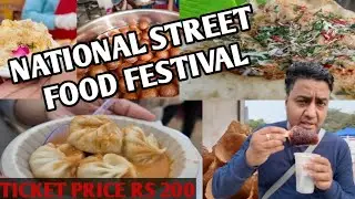 The biggest street food fair in Delhi | National Street Food Festival 2025