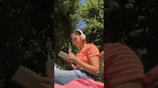 Reading my favorite book from my favorite place 😁 #reading