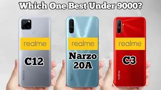 Realme narzo 20A vs Realme C12 Vs Realme C3