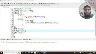 How to use pointer in class as a object using oop c++