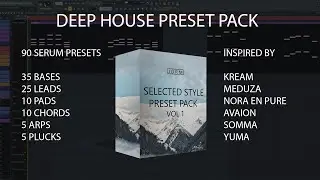 SELECTED STYLE PRESET PACK (SERUM)