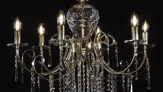 Chandelier with Metal Arms AL211 - ArtCrystal Tomes