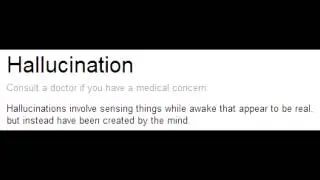 Hallucination Types - Visual, Auditory, Tactile, Hypnagogic & Hypnopompic