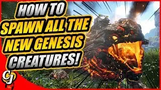 HOW TO SPAWN IN ALL THE NEW GENESIS CREATURES IN ARK GENESIS!! || ARK SURVIVAL EVOLVED!