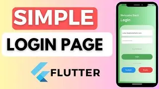 Simple Login Page |  Flutter UI Speed Code | 2024