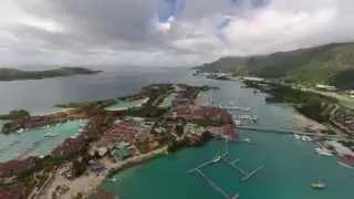 Eden Island. Seychelles. Aerial. 4K. DJI Phantom.