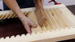 Amazing Woodworking Furniture Project // Build A Perfect Shoe Cabinet With A Fancy Design