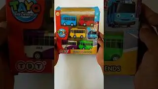 ASMR Satisfying Unboxing and Review Toys Tayo Bus, Nana, Lani, Rogi, Gani No Talking