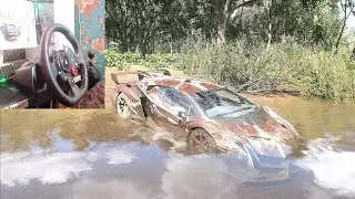 Rebuilding Lamborghini Veneno - Forza Horizon 5 | Logitech G29 Steering wheel Gameplay
