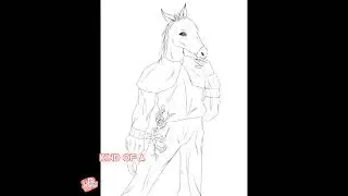 Drawing the Character Named Bottom From Shakespeare's 'A Midsummer Night's Dream' for School Lol