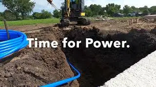 Vibratory Plow on a Excavator
