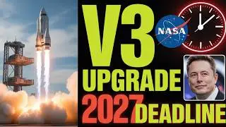 Илон Маск представил обновление Starship V3 для миссии NASA 2027 года