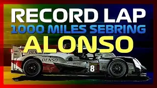 Fernando Alonso 1000 Miles Sebring Record lap