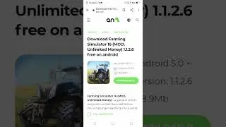 unlimited money mod APK of FS16  (unlimited) 👀👀