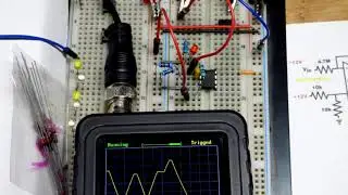 Op Amp Ramp Generator 12V Supply LM358 4M7 Ohms uF47 Capacitance