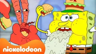 スポンジ・ボブ | スポンジ・ボブが提供した中で最悪のカーニバーガー🍔 | 30分版 | @スポンジ・ボブ公式 | ニコロデオンジャパン
