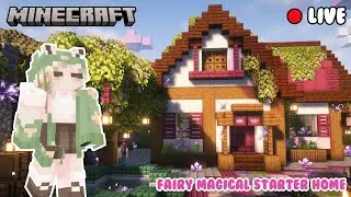 Building a Fairy Magical Starter Home on my Community Server 💗 Livestream