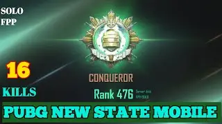 New State Mobile Gameplay SOLO CONQUEROR RANK PUSH Season 4