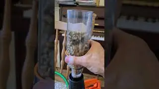 blower + heatgun for roasting coffee