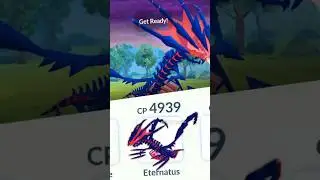 1.1 hp Enternatus vs team rocket 🚀 in Pokemon GO.