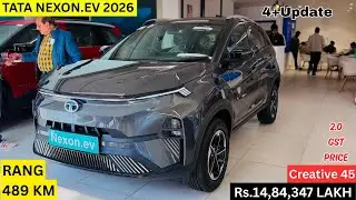 Tata Nexon EV Creative 45 2026 ✅ Tata Nexon EV Top Modle Range Price ✅ Nexon EV 2026