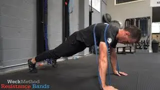 Resistance Band Push-Ups using - WeckMethod Upper Body Workout