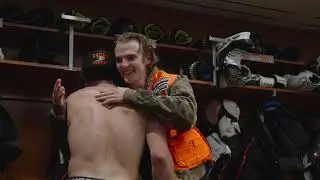 Troy Terry OVERTIME GAME WINNER Reaction on the Ice and in the Dressing Room!