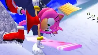 Sonic Adventure DX Mod - Snowboarding Amy