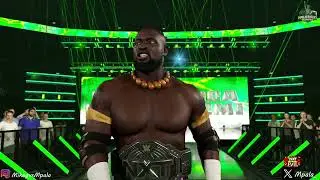 WWE 2K25 Ricky Saints vs Oba Femi - New Years Evil (Universe Mode) 