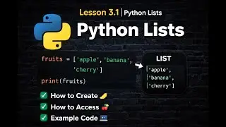 python lesson 3.1 || list data type || all function uses|| add,delete,insert