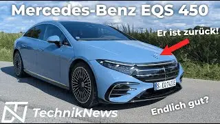 Mercedes-Benz EQS 450 4MATIC (2025) im Test: Endlich wieder mit Stern! | TechnikNews Review