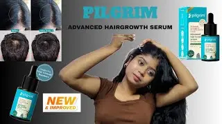 *New & Improved* PILGRIM Advanced Hairgrowth Serum Review| with Korean Black Rice| pajaantricks 