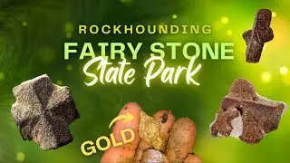 Rockhounding at Fairy Stone State Park for Staurolite Crystals!  Patrick County, Virginia, USA
